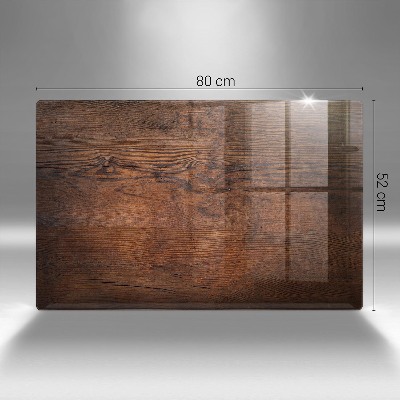 Grabkerze Untersetzer Dunkles Holzbrett