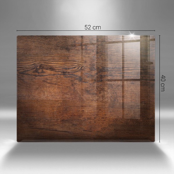 Grabkerze Untersetzer Dunkles Holzbrett