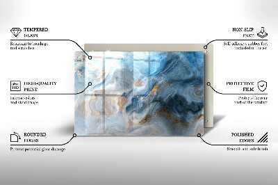 Grabkerze Untersetzer Marmorstruktur