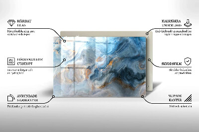 Grabkerze Untersetzer Marmorstruktur