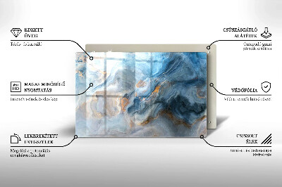 Grabkerze Untersetzer Marmorstruktur