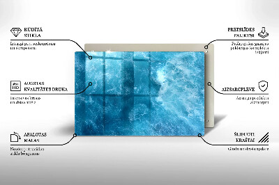 Grabkerze Untersetzer Blaues Wasser