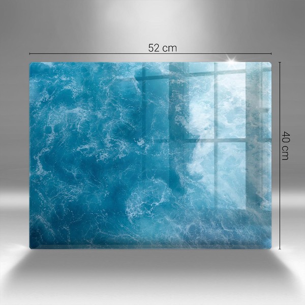 Grabkerze Untersetzer Blaues Wasser