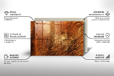 Grabkerze Untersetzer Holzbaumringe