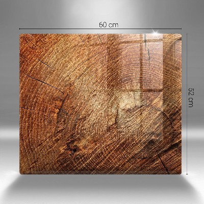 Grabkerze Untersetzer Holzbaumringe