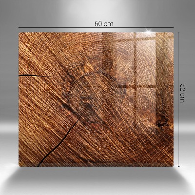 Glasunterlage für Grabkerzen Holzkonstruktion