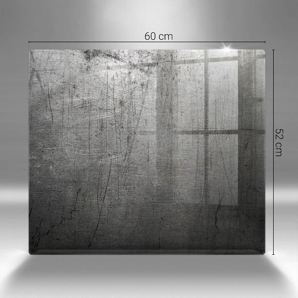 Glasunterlage für Grabkerzen Metallische Textur