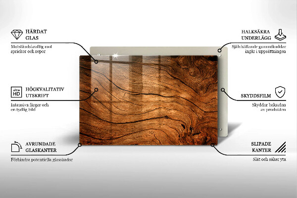 Grabkerze Untersetzer Holzplankenstruktur