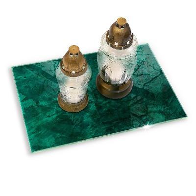 Glasunterlage für Grabkerzen Steinhintergrundtextur