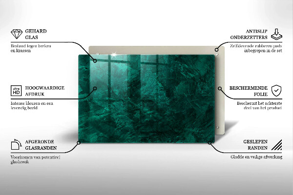 Glasunterlage für Grabkerzen Steinhintergrundtextur