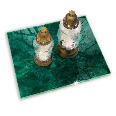 Glasunterlage für Grabkerzen Steinhintergrundtextur