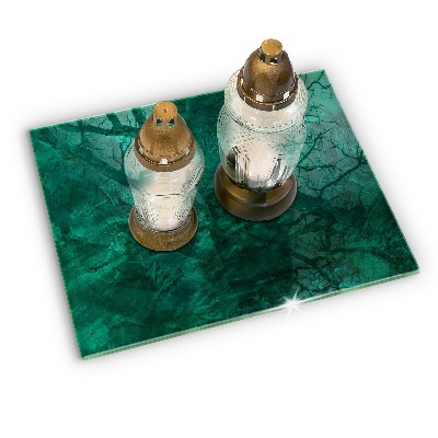 Glasunterlage für Grabkerzen Steinhintergrundtextur