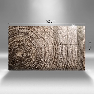 Grabkerze Untersetzer Baumringe Holz