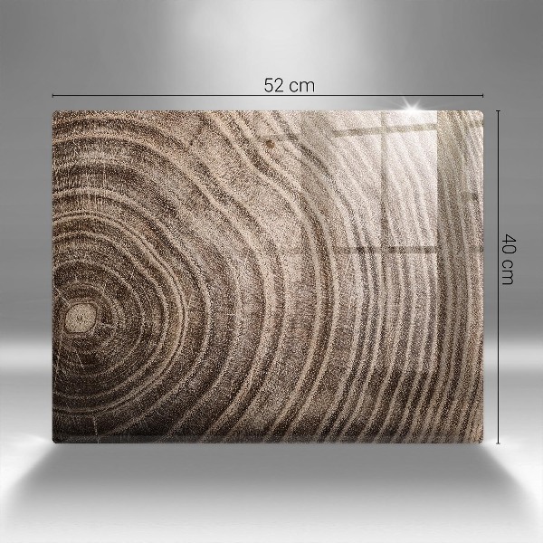 Grabkerze Untersetzer Baumringe Holz