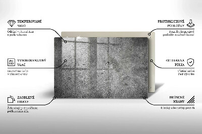 Glasunterlage für Grabkerzen Betonsteinstruktur
