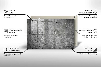 Glasunterlage für Grabkerzen Betonsteinstruktur