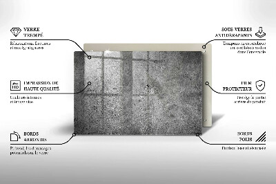 Glasunterlage für Grabkerzen Betonsteinstruktur