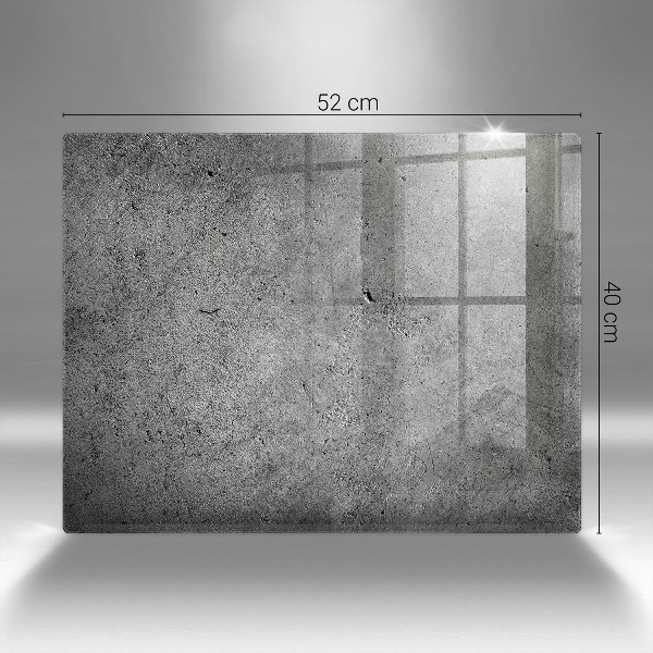 Glasunterlage für Grabkerzen Betonsteinstruktur