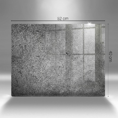 Glasunterlage für Grabkerzen Betonsteinstruktur