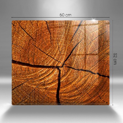 Grabkerze Untersetzer Holzstammkonstruktion