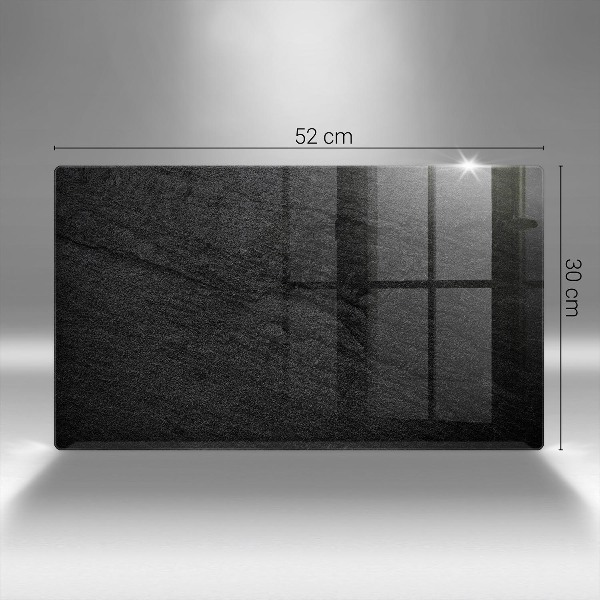 Glasunterlage für Grabkerzen Gesteinsstruktur
