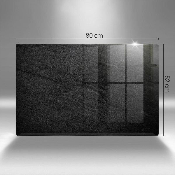 Glasunterlage für Grabkerzen Gesteinsstruktur