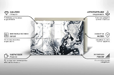 Grabkerze Untersetzer Tintenabstraktion
