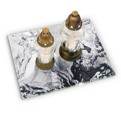 Grabkerze Untersetzer Tintenabstraktion