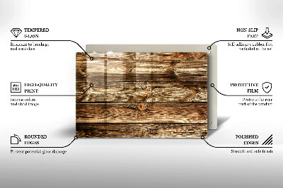Grabkerze Untersetzer Holzplankenstruktur