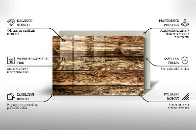 Grabkerze Untersetzer Holzplankenstruktur