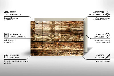 Grabkerze Untersetzer Holzplankenstruktur