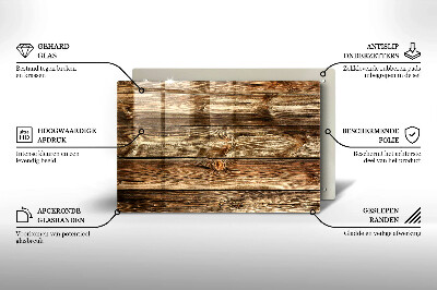 Grabkerze Untersetzer Holzplankenstruktur