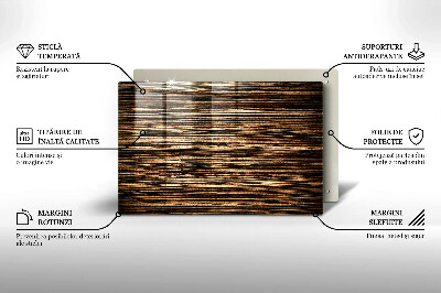 Grabkerze Untersetzer Holzstruktur