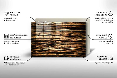 Grabkerze Untersetzer Holzstruktur
