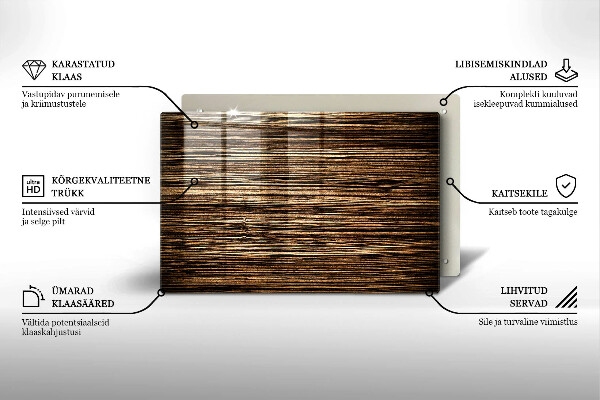 Grabkerze Untersetzer Holzstruktur