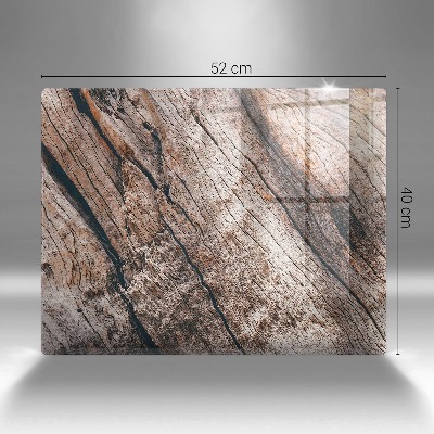 Glasunterlage für Grabkerzen Holzkonstruktion