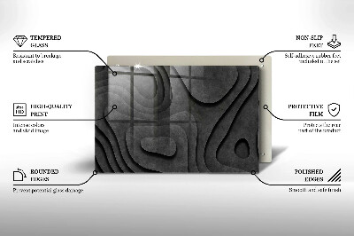 Grabkerze Untersetzer 3D-Steinformen