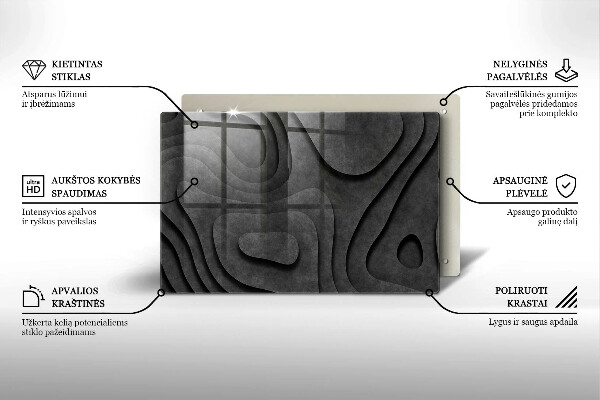 Grabkerze Untersetzer 3D-Steinformen