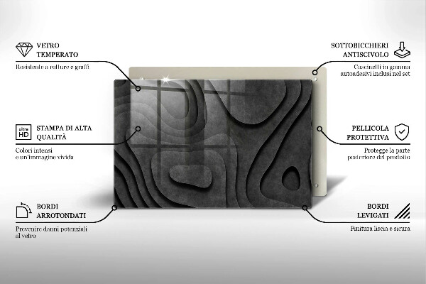 Grabkerze Untersetzer 3D-Steinformen
