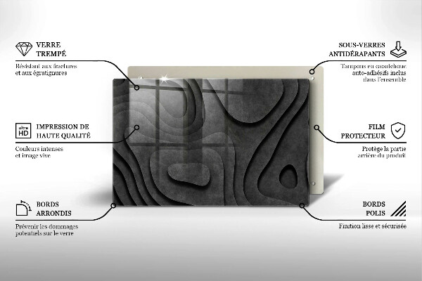 Grabkerze Untersetzer 3D-Steinformen