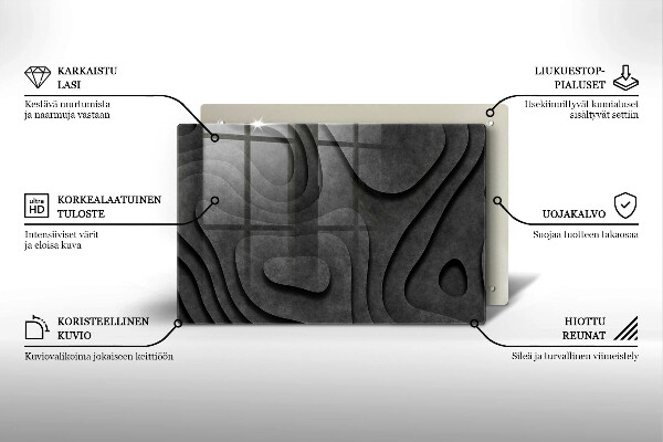 Grabkerze Untersetzer 3D-Steinformen