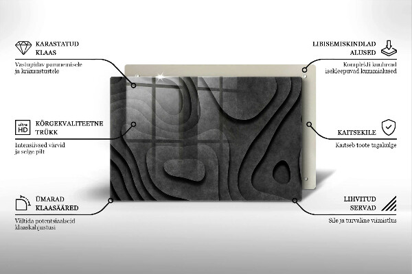 Grabkerze Untersetzer 3D-Steinformen