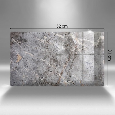 Glasunterlage für Grabkerzen Steintextur