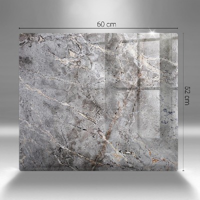 Glasunterlage für Grabkerzen Steintextur