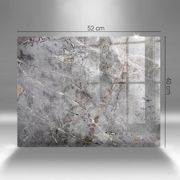 Glasunterlage für Grabkerzen Steintextur