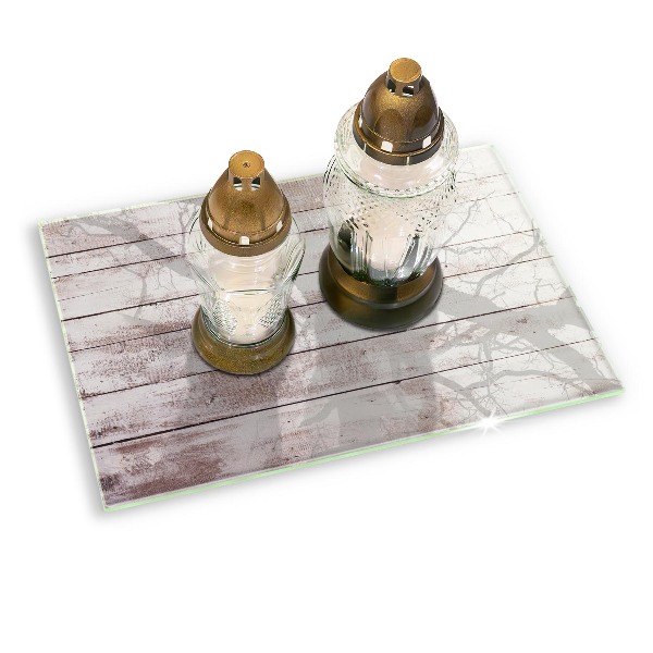 Grabkerze Untersetzer Alte Holzbretter