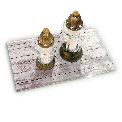 Grabkerze Untersetzer Alte Holzbretter