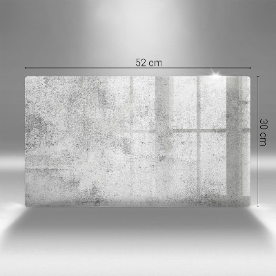 Glasunterlage für Grabkerzen Betonstruktur