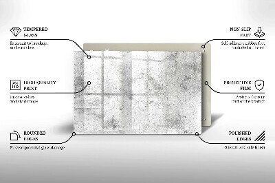 Glasunterlage für Grabkerzen Betonstruktur