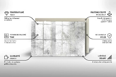 Glasunterlage für Grabkerzen Betonstruktur